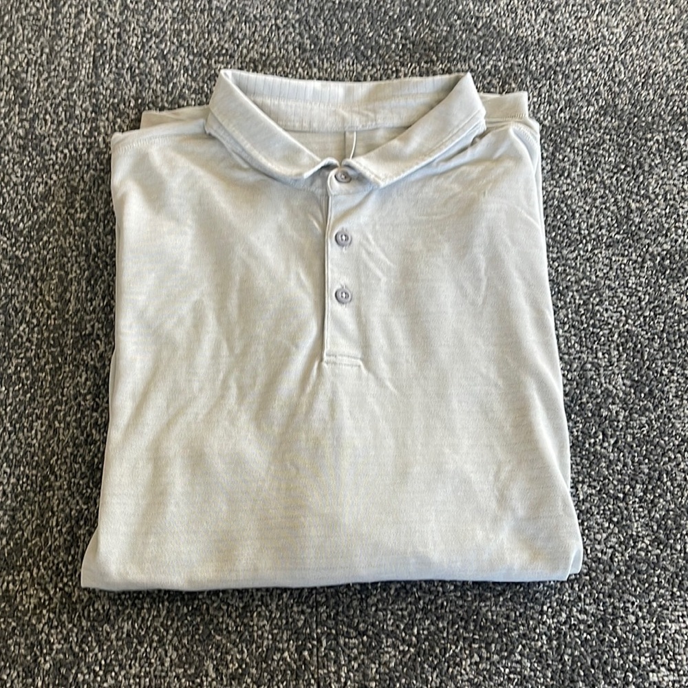 lululemon athletica Gray Casual Button Down Shirt